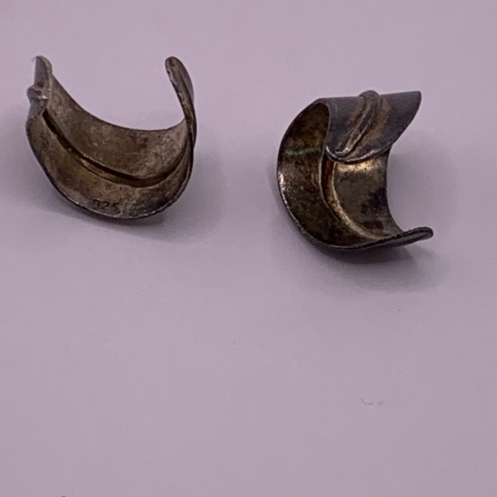 Pair of Vintage Sterling Silver Ear Cuffs
